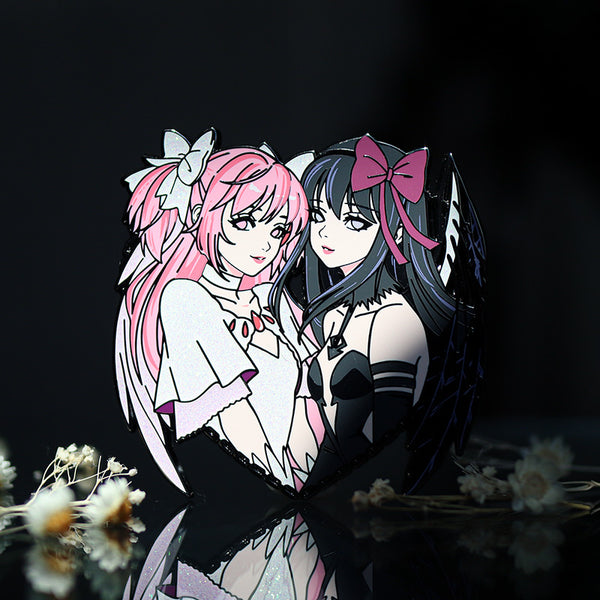 Patreon Madoka Sweethearts Ultimate Glitter Variant Enamel Pin