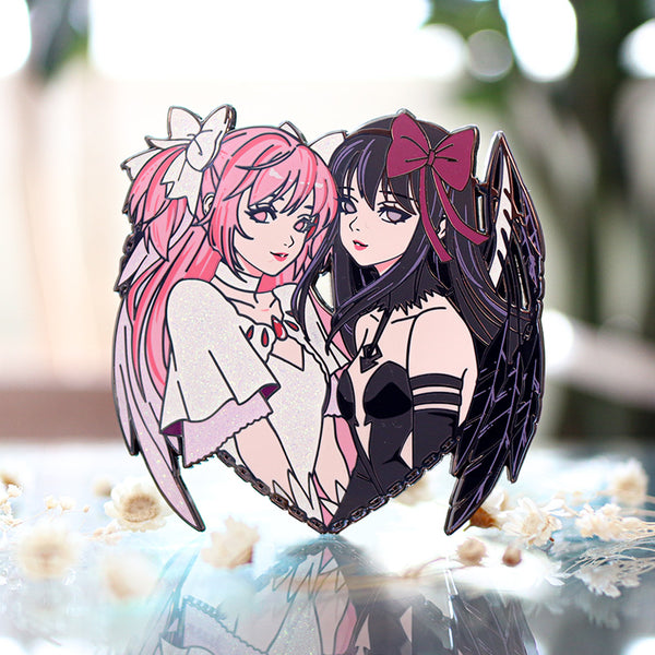 Patreon Madoka Sweethearts Ultimate Glitter Variant Enamel Pin