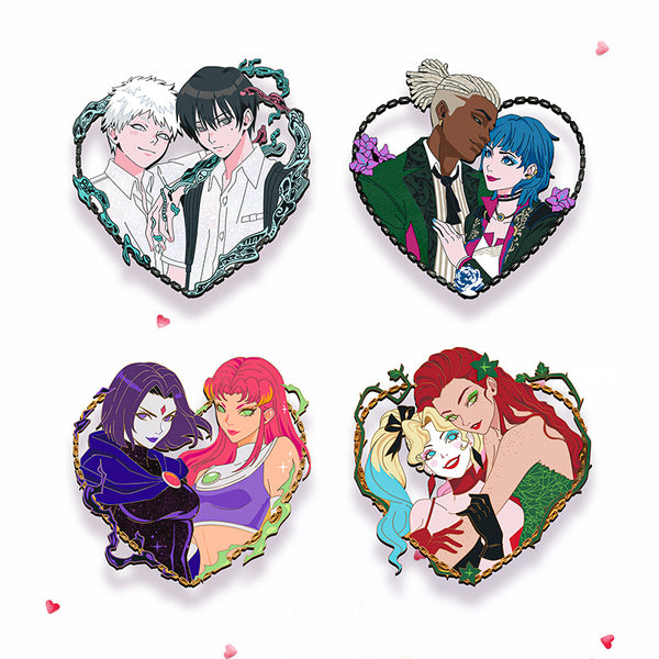 [PRE-ORDER] SWEETHEARTS WAVE 4 ENAMEL PIN BUNDLE