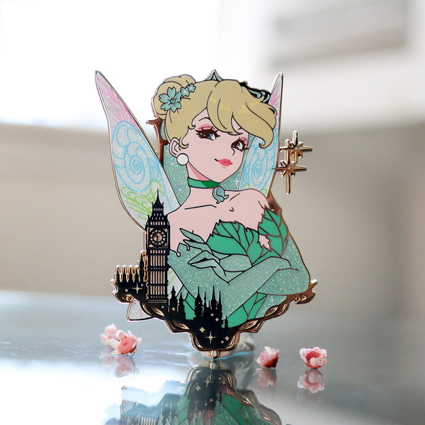 [B-GRADE] Patreon Exclusive Free To Dream Tinkerbell Enamel Pin