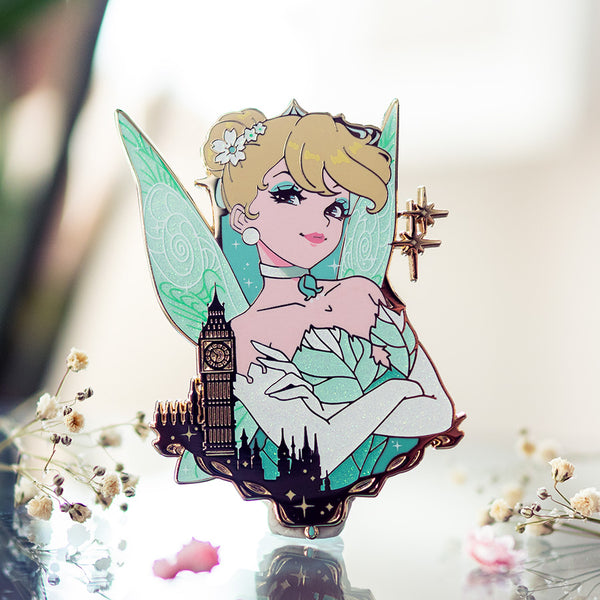 LIMITED EDITION Free To Dream Tinkerbell WHITE PRINCESS VARIANT Enamel Pin