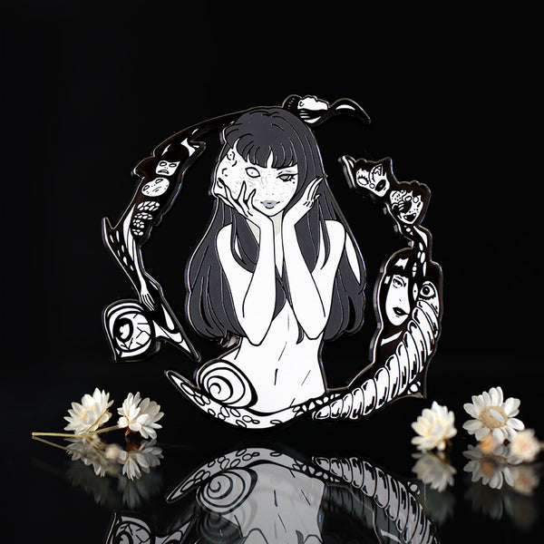 Tomie Horror Girls Enamel Pin