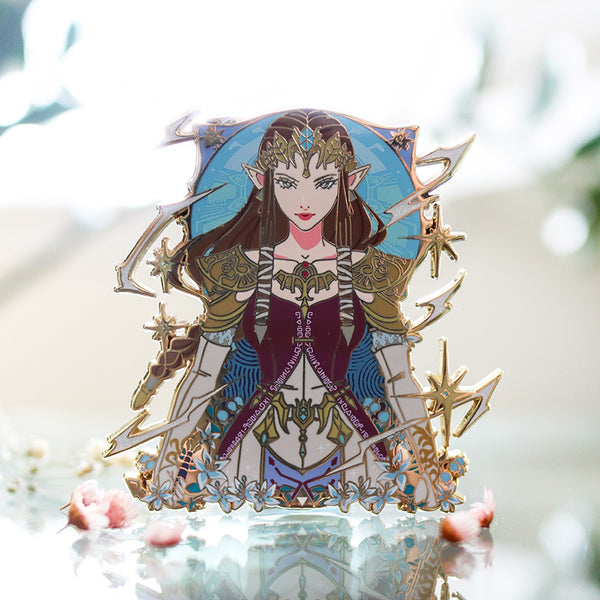 Twilight Princess Zelda Portrait Enamel Pin