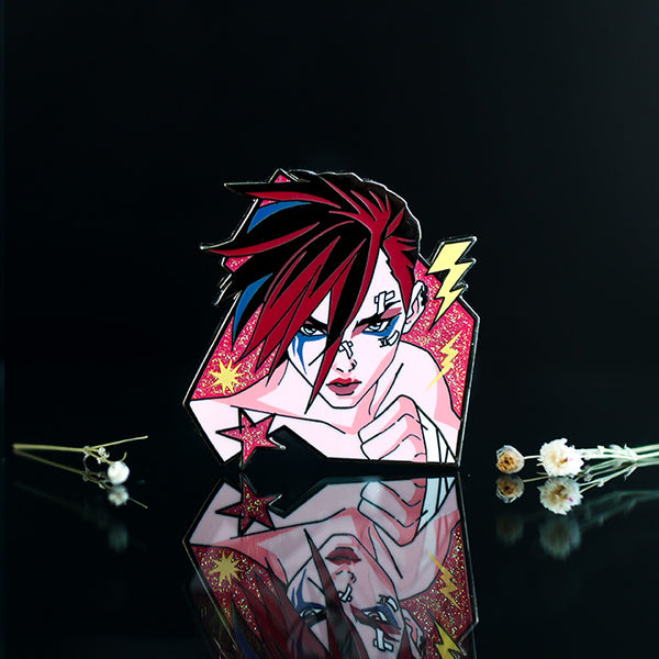 Graphic-Style Vi Arcane Enamel Pin