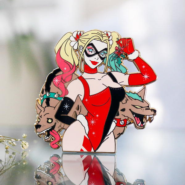 Patreon Exclusive Winter Harley Enamel Pin