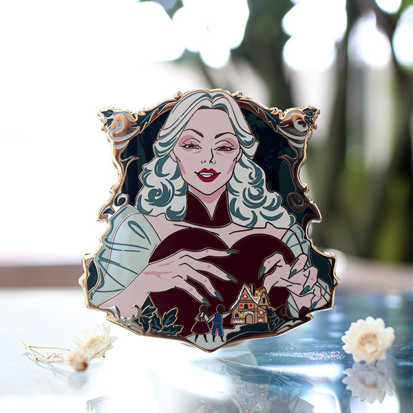 PATREON EXCLUSIVE WITCH (HANSEL AND GRETEL) GRIMM GIRLS ENAMEL PIN
