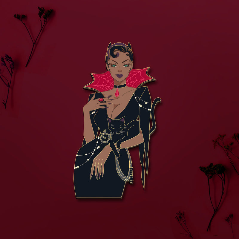 [PRE-ORDER] LE Catwoman Gotham Ghouls Enamel Pin