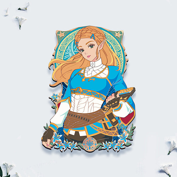 [PRE-ORDER] BOTW Princess Zelda Portrait Enamel Pin