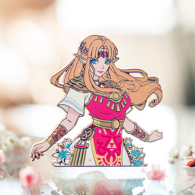 ZELDA GAMER GIRLS ENAMEL PIN