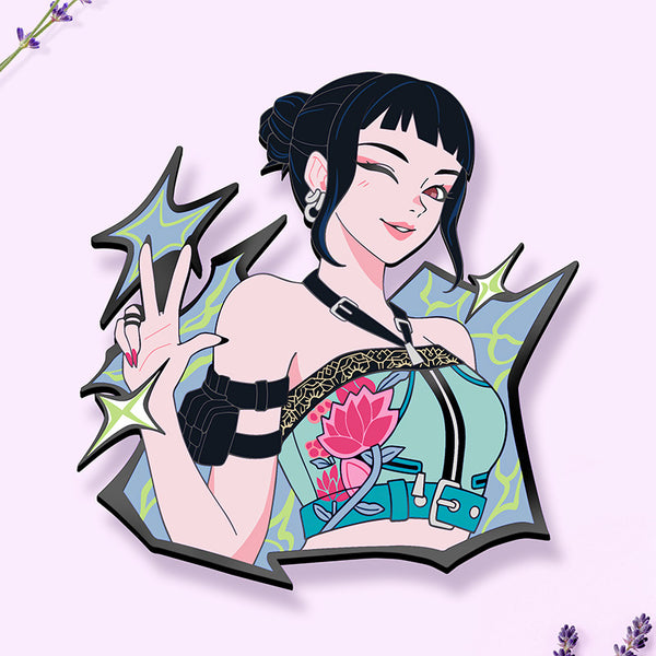 [Pre-Order] Patreon Exclusive Zoey KPop Demon Hunters Enamel Pin