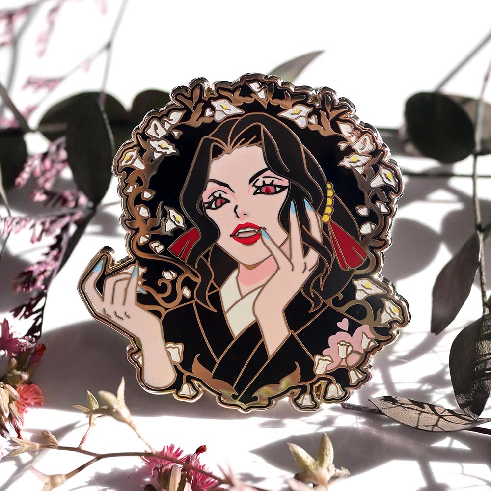 Made By Nuwa KNY top Nezuko pin set