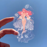 Jellyfish Dancer 4" Sticker