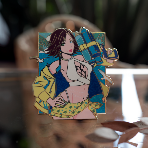 Patreon Exclusive Summertime Yuna Enamel Pin