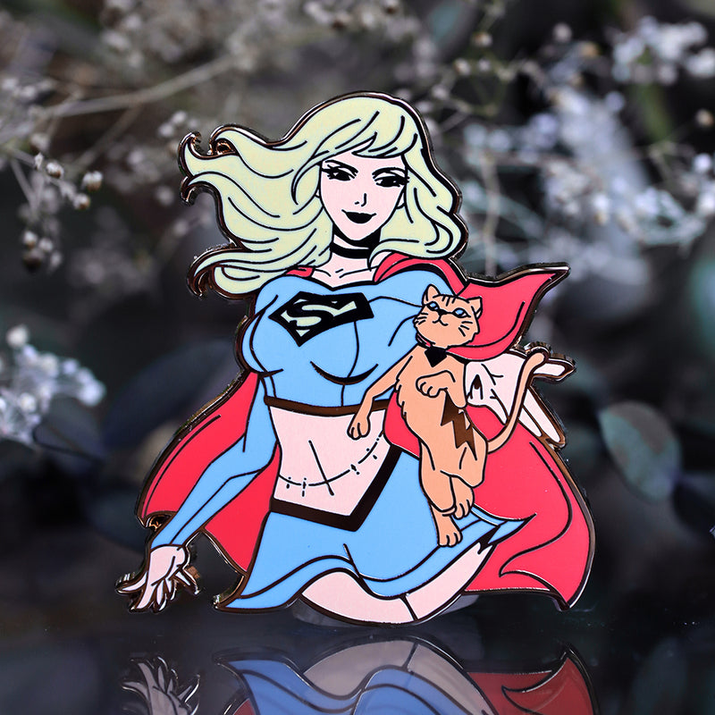 LE Supergirl Women of Comics Enamel Pin
