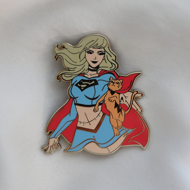 LE Supergirl Women of Comics Enamel Pin