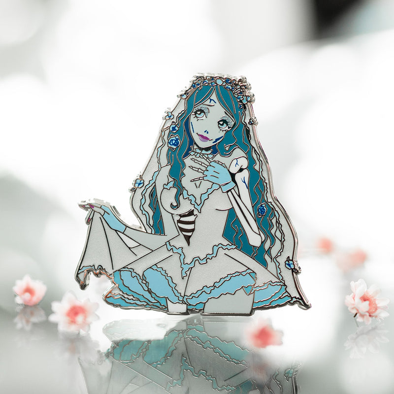 Limited Edition Corpse Bride Horror Girls Enamel Pin
