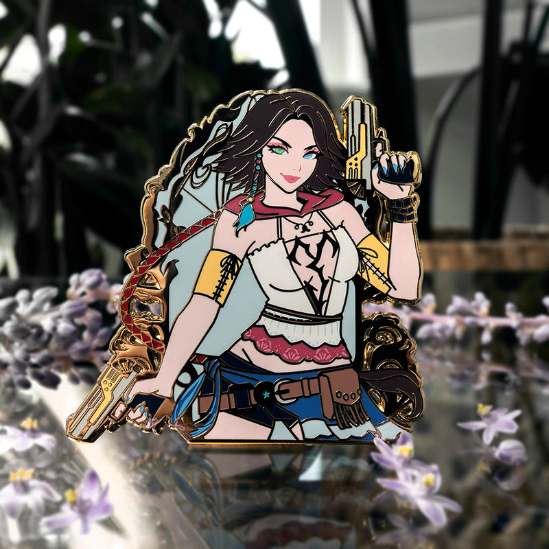 Yuna Final Fantasy Fatale Enamel Pin